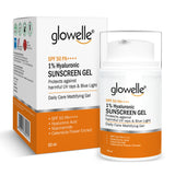 Glowelle Spf 50 Pa++++ 1% Hyaluronic Sunscreen Gel with Niacinamide & Calendula Flower Extract- 50ml
