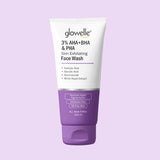 Glowelle 3% AHA+BHA & PHA Skin Exfoliating Face Wash- 100 ml
