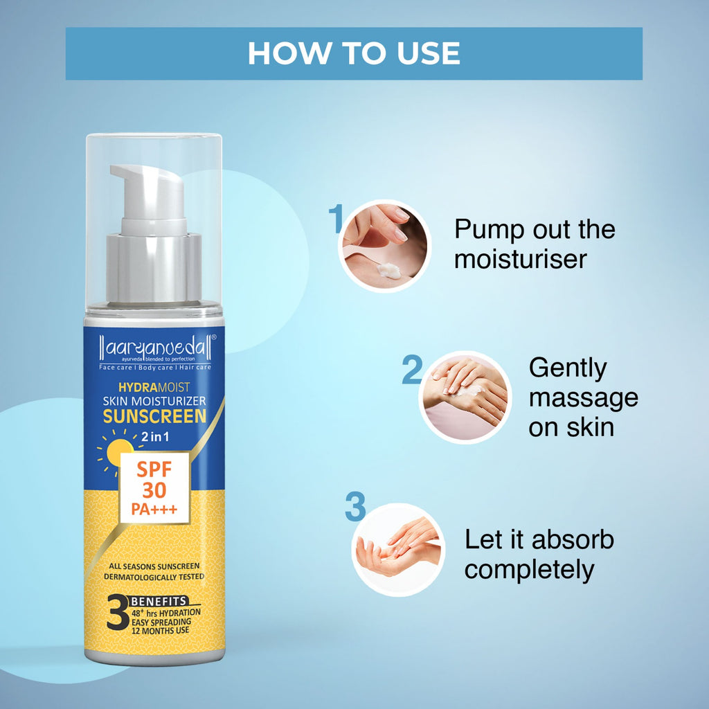 HydraMoist Skin Moisturizer Sunscreen 2 in 1 SPF 30 PA+++ - 200 Ml