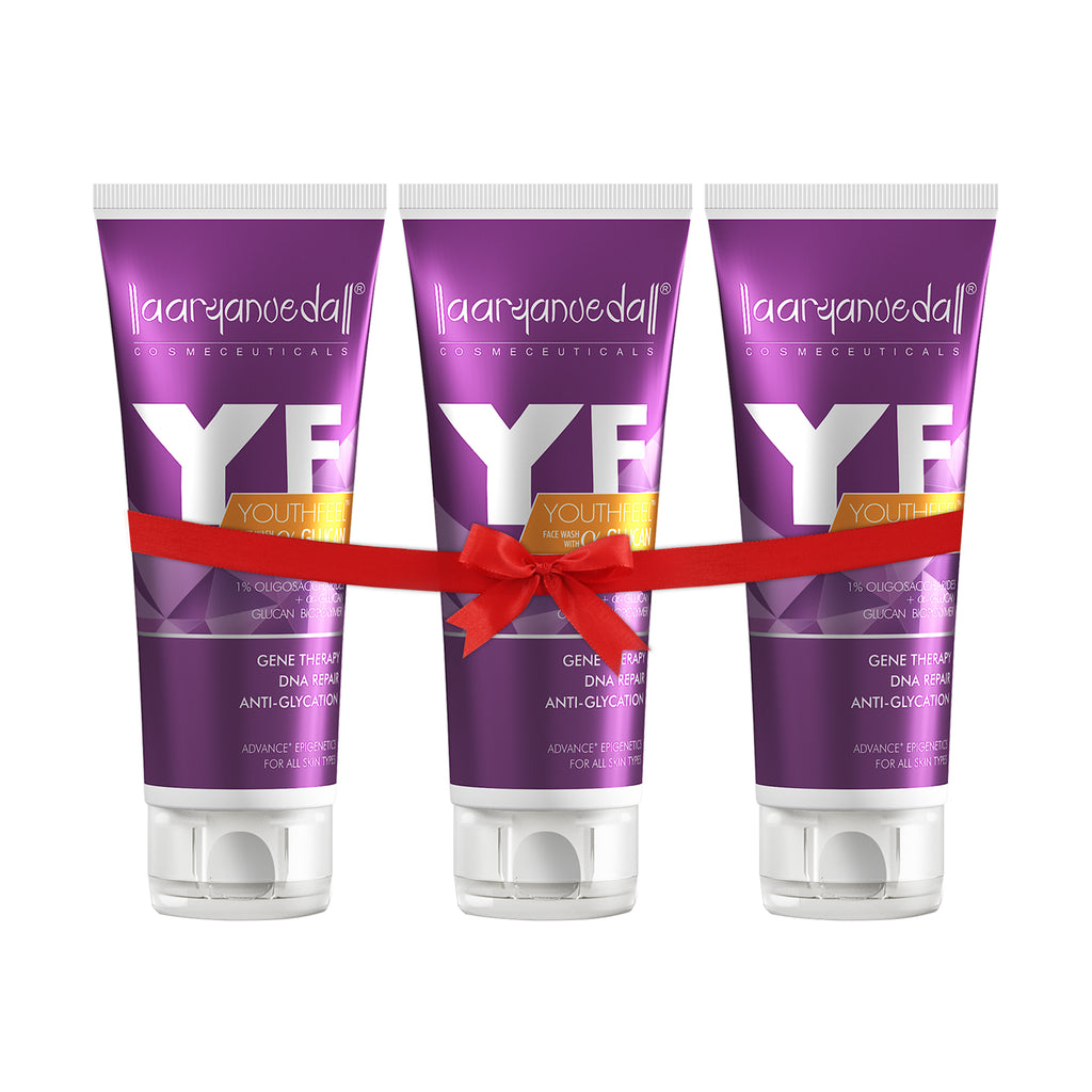 Youthfeel Face Wash with α-Glucan - 60ml ( Pack Of 3 )