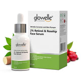 Glowelle-2% Retinol & Rosehip Face Serum - 30ml