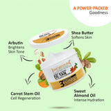 Carrot & Almond De-Tan - Tan Removal Massage Cream - 200gm
