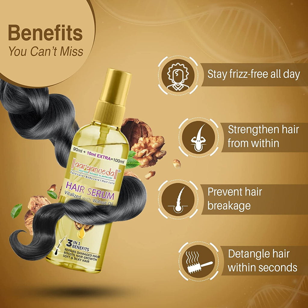 Aaryanveda Hair Repair & Restore Kit ( Onion Oil 100 ml + Onion Shampoo 100 ml+ Hair Serum 100 ml )