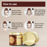 Arganic - Brown Sugar Face Scrub & Massage Cream  with 100% Organic Moroccan Argan - 100gm
