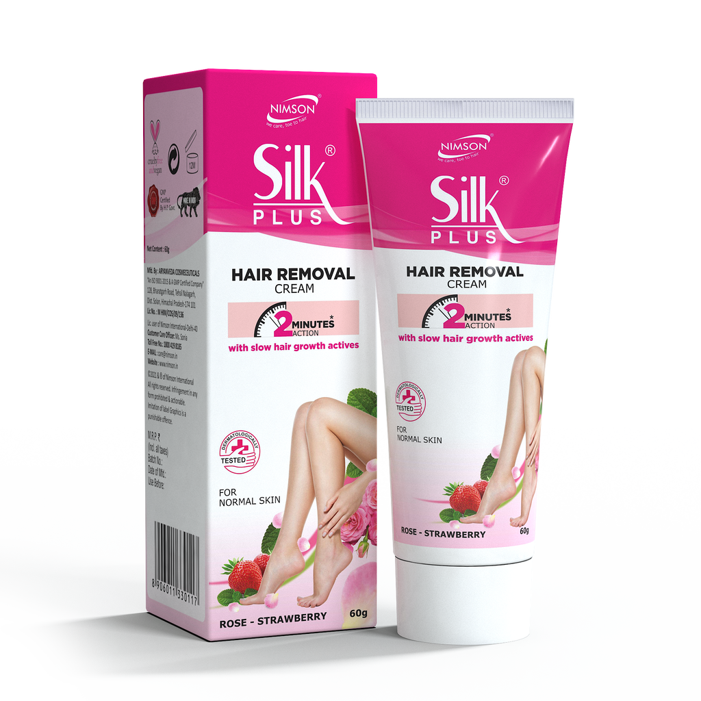 Nimson Silk Plus Hair Removal Cream Rose Strawberry-60 gm