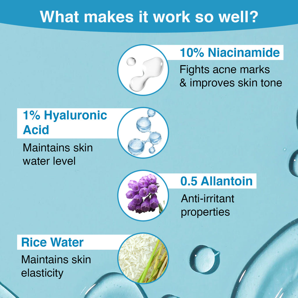 Glowelle -Rice water & Niacinamide 10% Serum-30ml